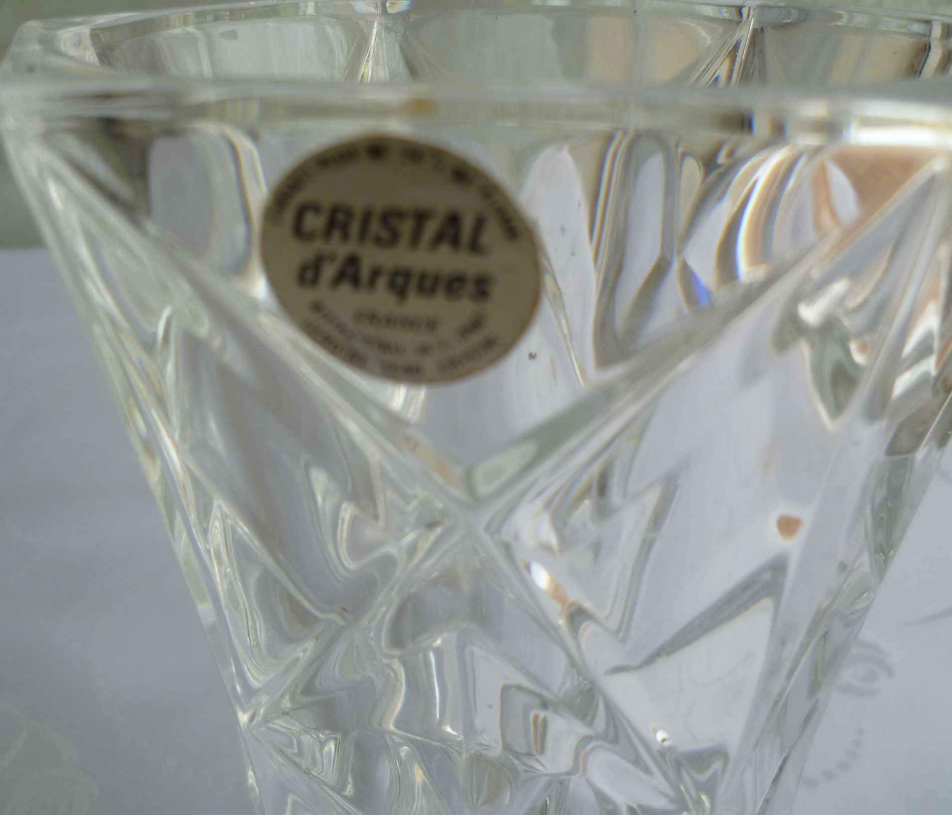 Small crystal vase of Arques