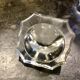 Carafe art deco en verre avec bouchon