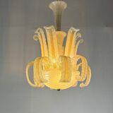 Lustre Vénitien En Verre De Murano Par Barovier Vers 1940