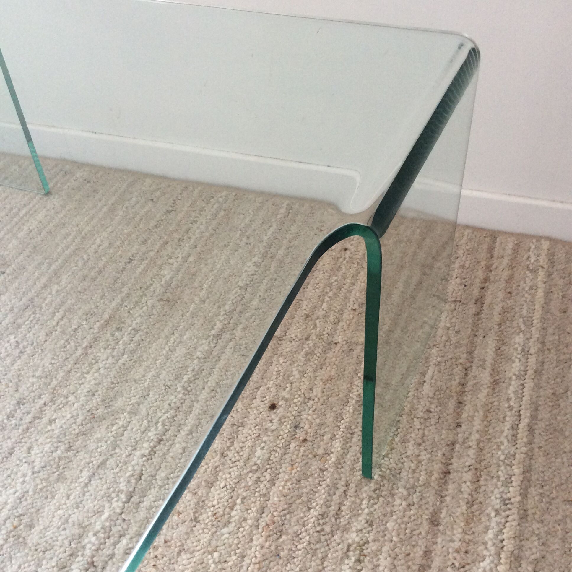 Tempered glass design coffee table