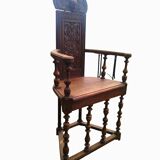 Throne chair in high period style