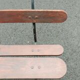 Banc de jardin ancien pieds en fonte