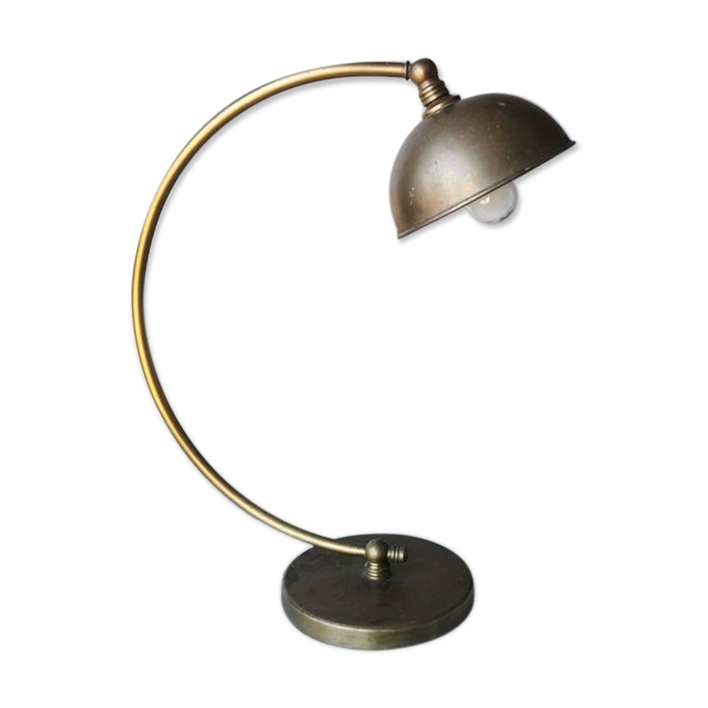 Brass desk lamp, 1970s