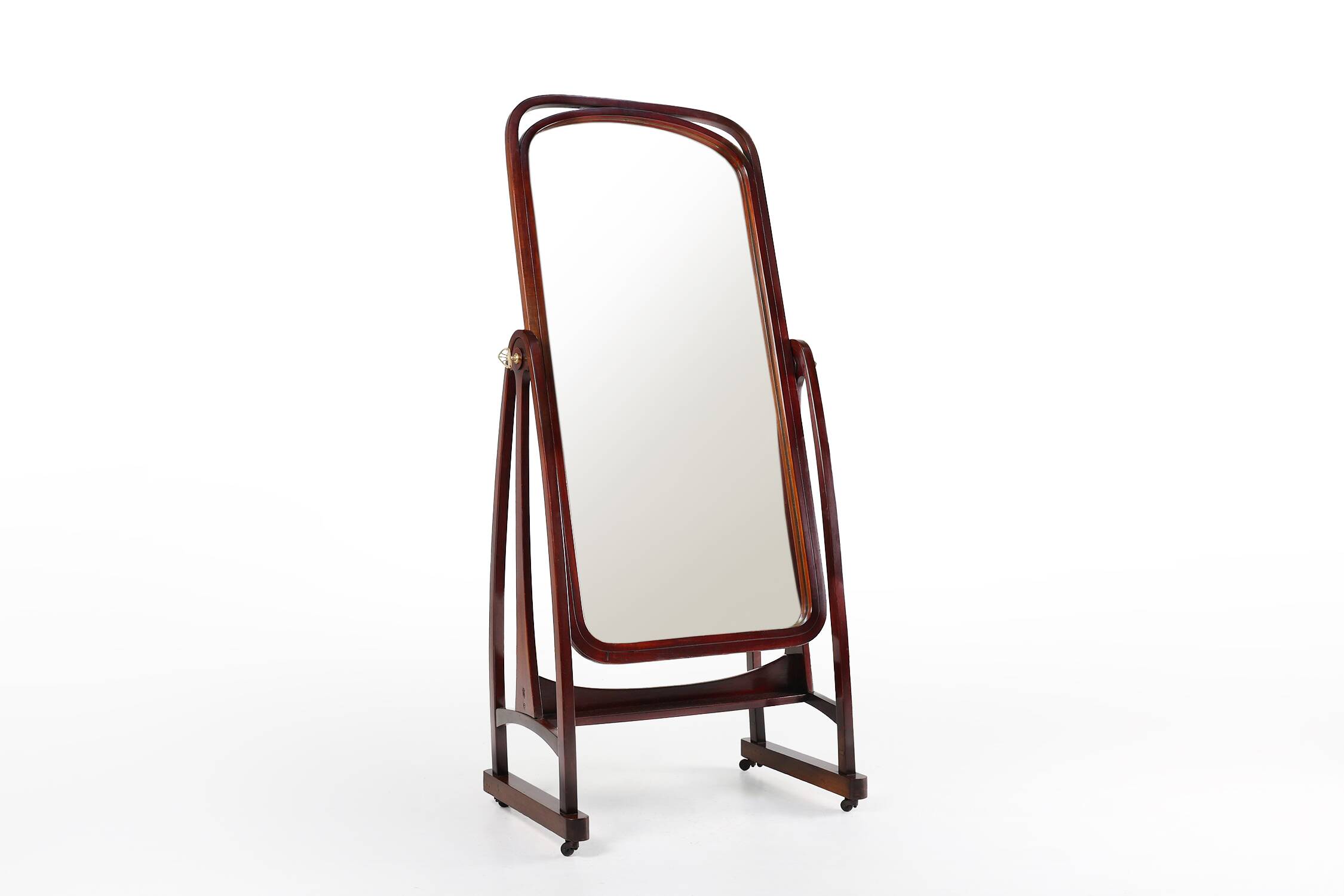 Iconic Cheval Dressing Mirror model 9954 by Thonet, Austria ca. 1904
