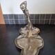 Display stand, cup, pocket tray in silver-plated bronze - Art Nouveau period