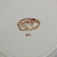 8 vintage hollow plates - Brown Roses