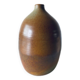 Signed stoneware vase