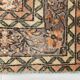 6x9 Sage Green Classic Pattern Turkish Vintage Rug, 170x281 Cm