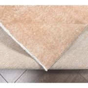 Vintage beige-blush Turkish hand-knotted runner 80x290