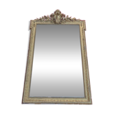 Sore napoleon iii wooden fireplace mirror