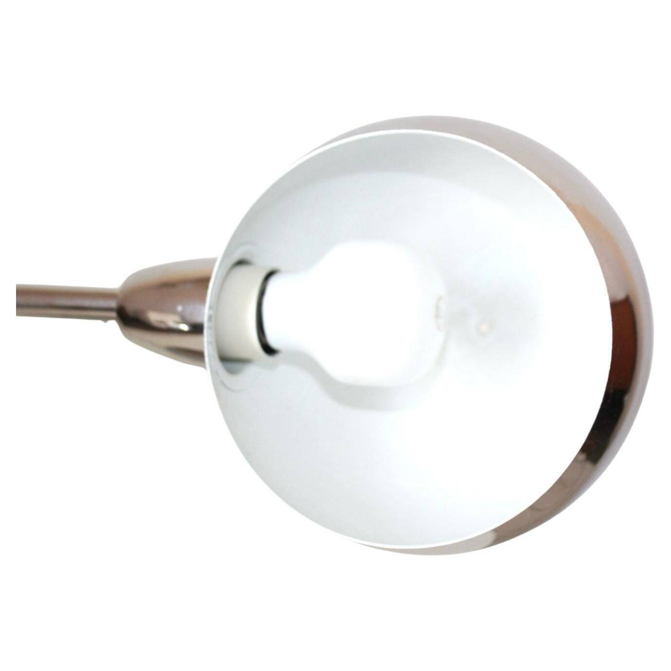 Industrial flexible steel table lamp,  Sergio Asti for Candle, Italy 1960 's