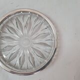 Crystal & silver bottle bottom