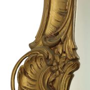 Italian Crested Mirror Rococo Style Gold-Colored Resin 84cm