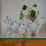 Glazen schaaltjes set van 3 model Noorderlicht of Revontulet Tauno Wirkkala