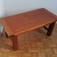 Solid blond oak coffee table