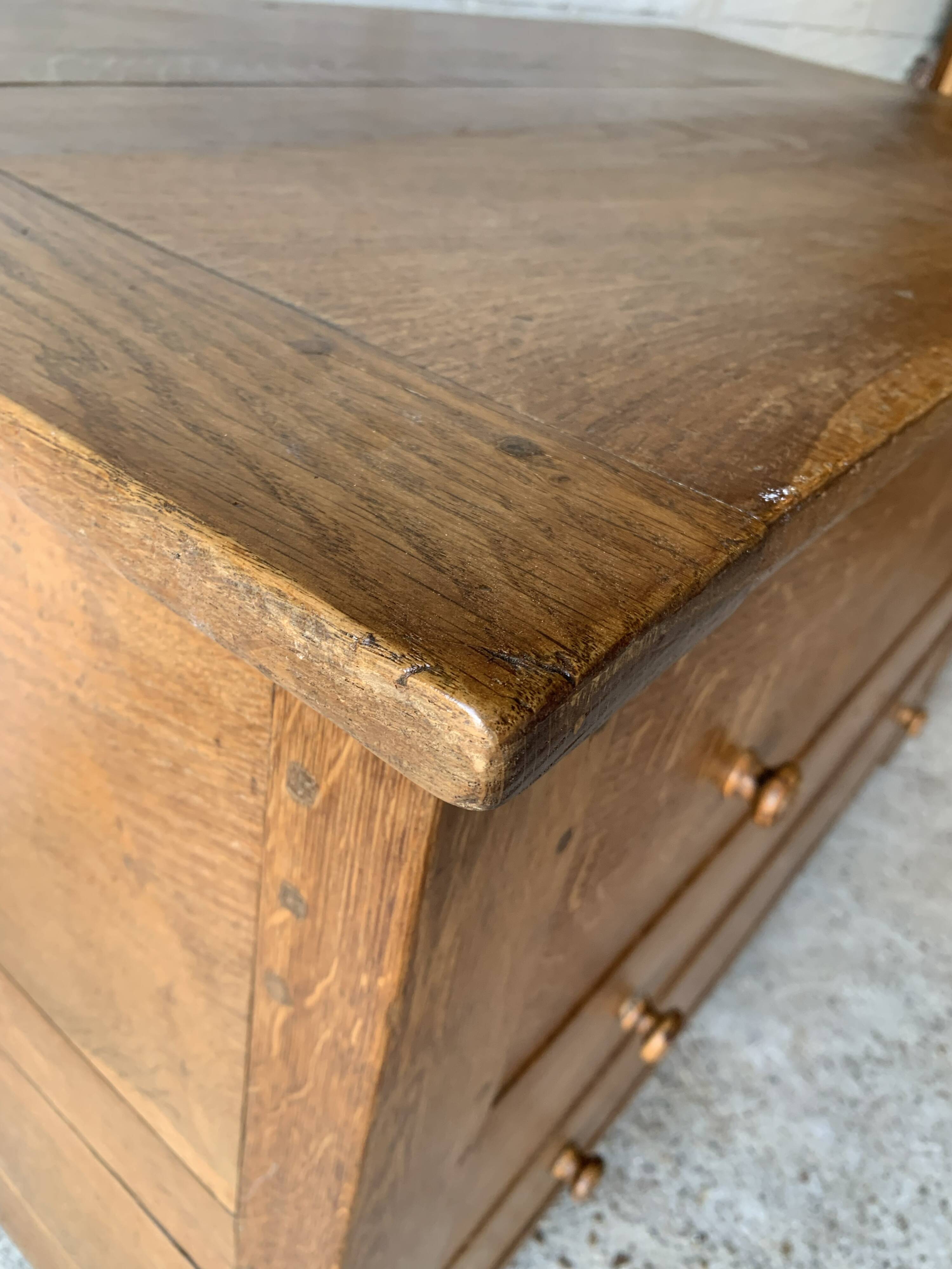 Chest of drawers, solid wood chest of drawers, 1950s