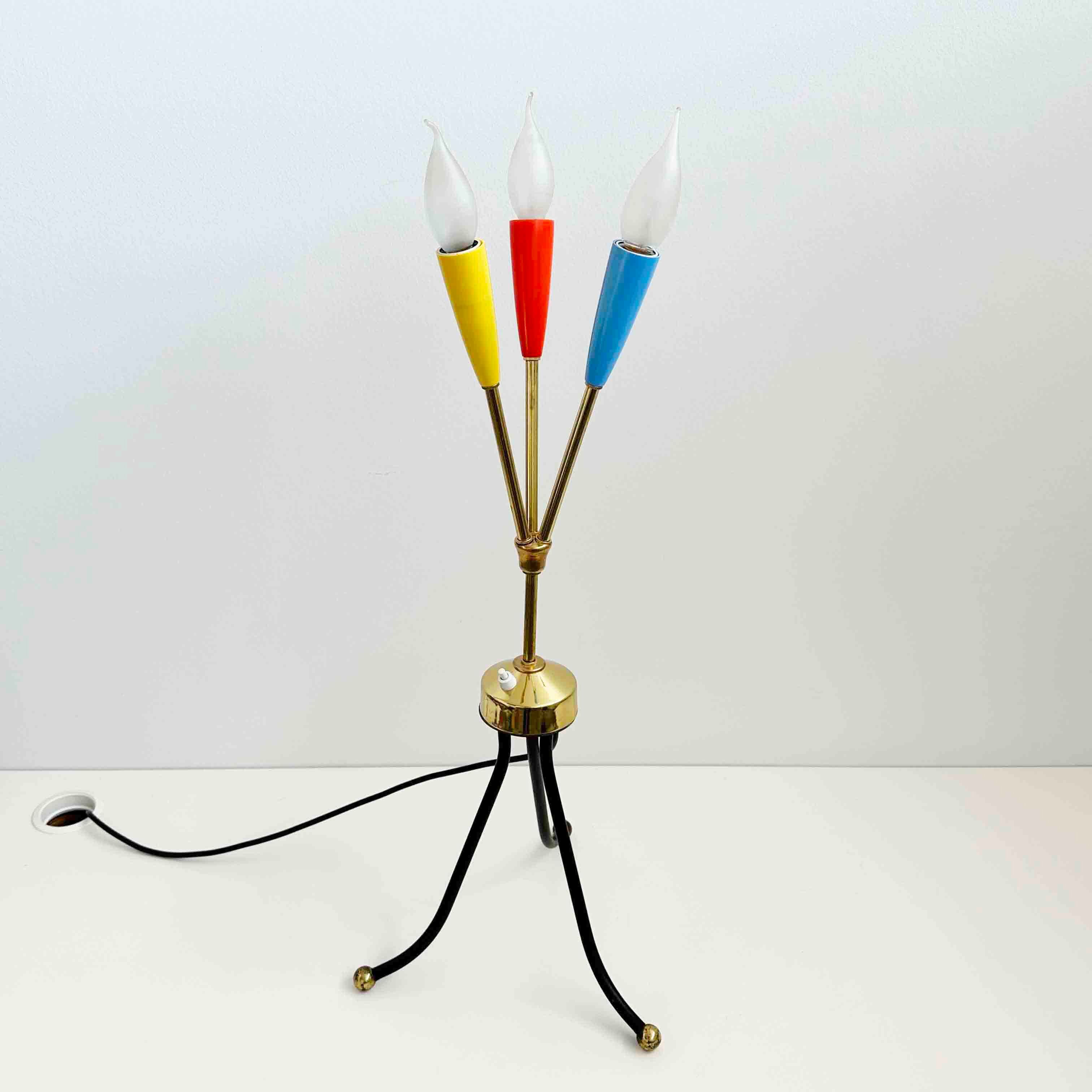 Table Lamp in Sputnik Style, Germany, 1960s