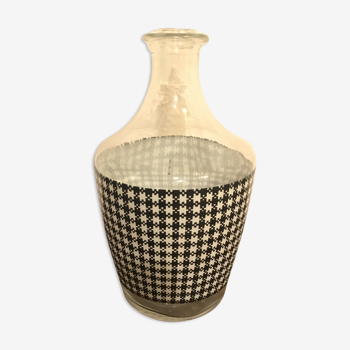 Houndstooth liquor decanter