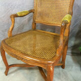 Cane Chair in Walnut a spacer and flat file