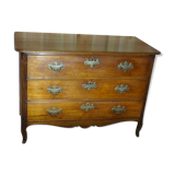 Chest of drawers late eighteenth in light mahogany