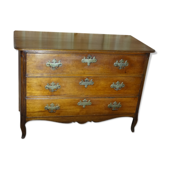 Chest of drawers late eighteenth in light mahogany