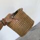 Rattan basket 1970, Italy