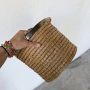 Rattan basket 1970, Italy