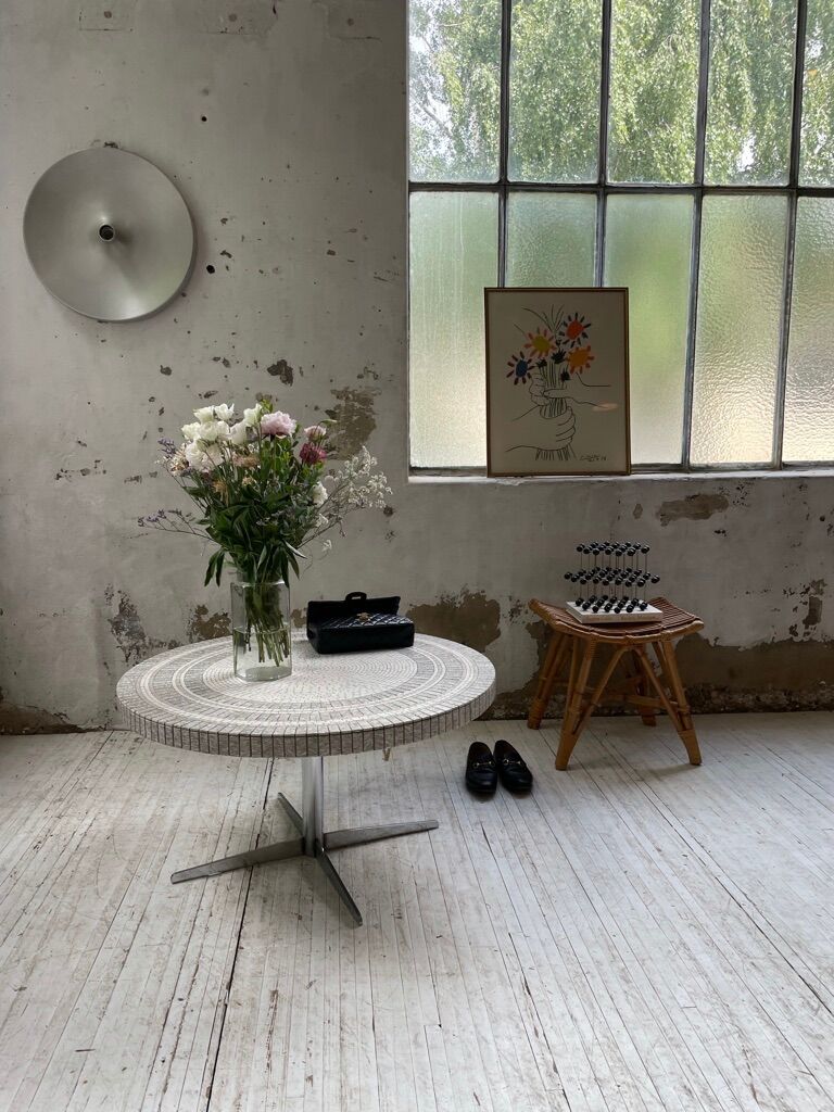 Heinz Lilienthal marble mosaic coffee table