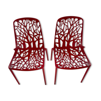 "Fast Forest" chair duo