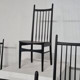 8 Nordic chairs 60s high back