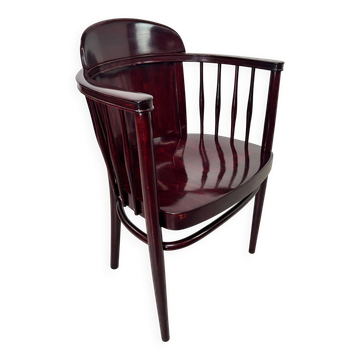 Rare fauteuil en bois courbé de Thonet
