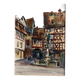 André Duculty (1912-1990), watercolor on paper "Place de l'ancienne douane, à Colmar" Signed