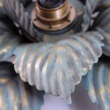 Leaf-shaped wall lamp, Italy 1970