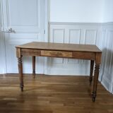 Farm table with turned legs