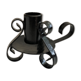 Hand candle holder handmade wrought wrought iron twisted