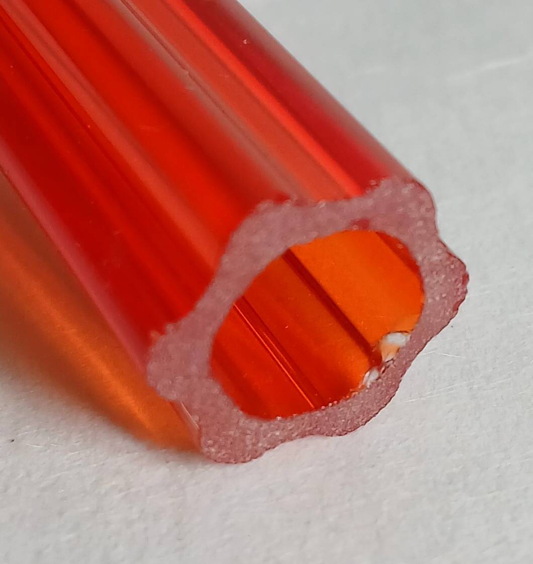 Blown glass soliflore in Murano style