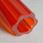 Soliflore en verre soufflé style Murano
