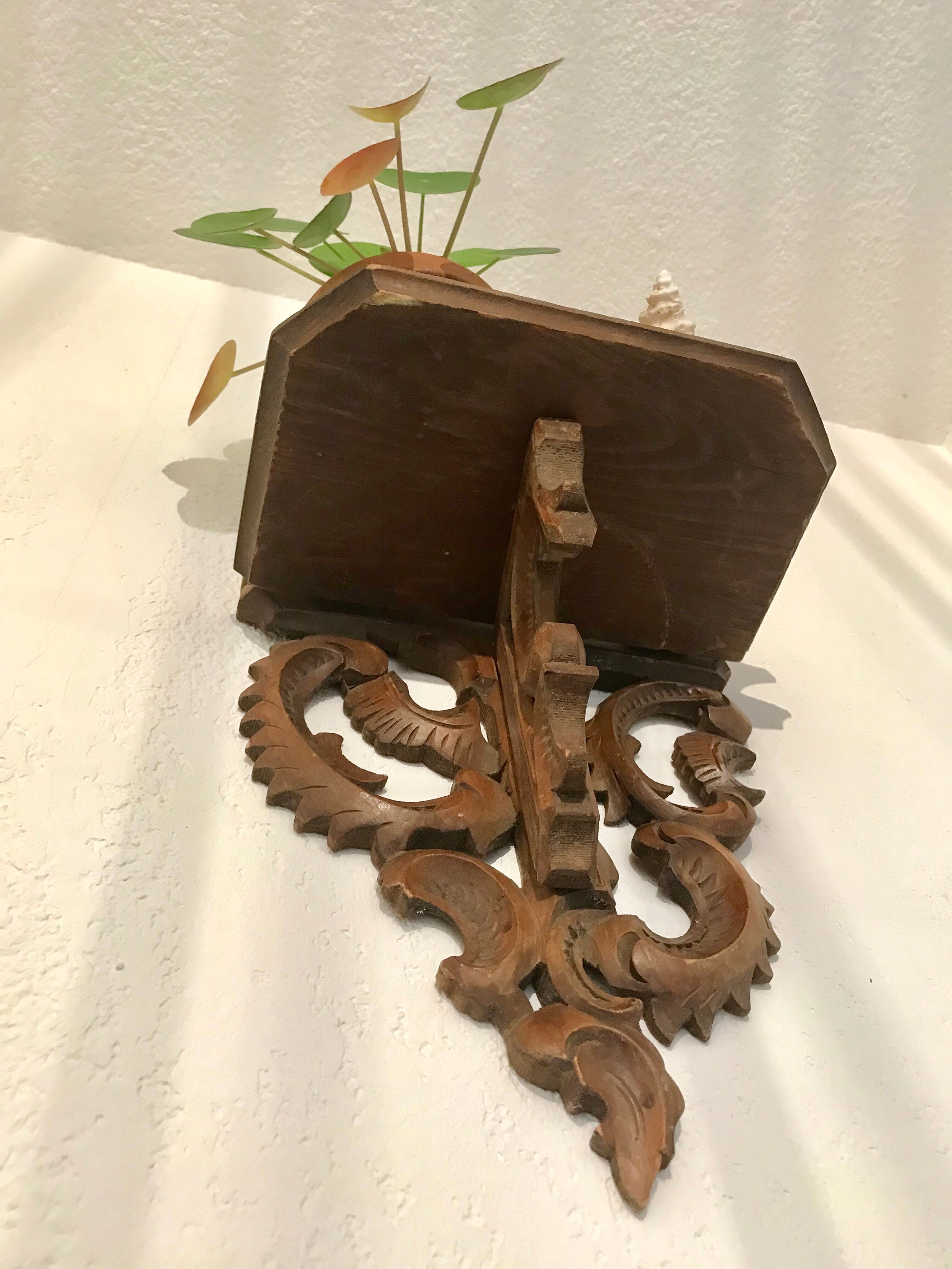 Farm wooden wall shelf