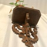 Farm wooden wall shelf