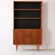 Vintage bookcase with sliding shelf