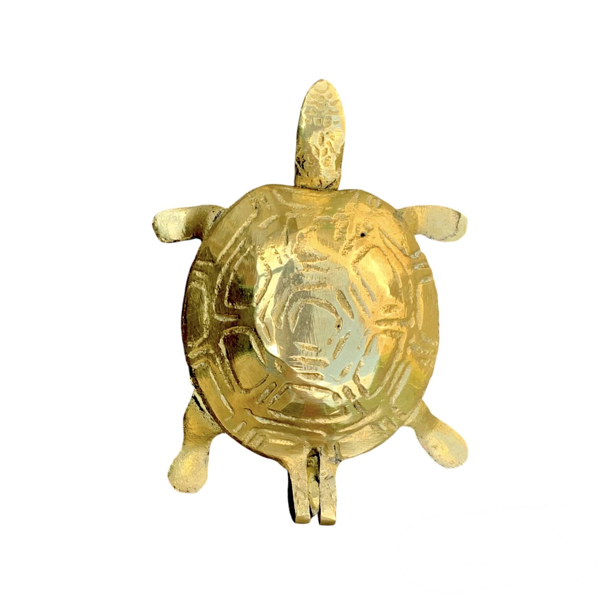 Brass "turtle" ashtray