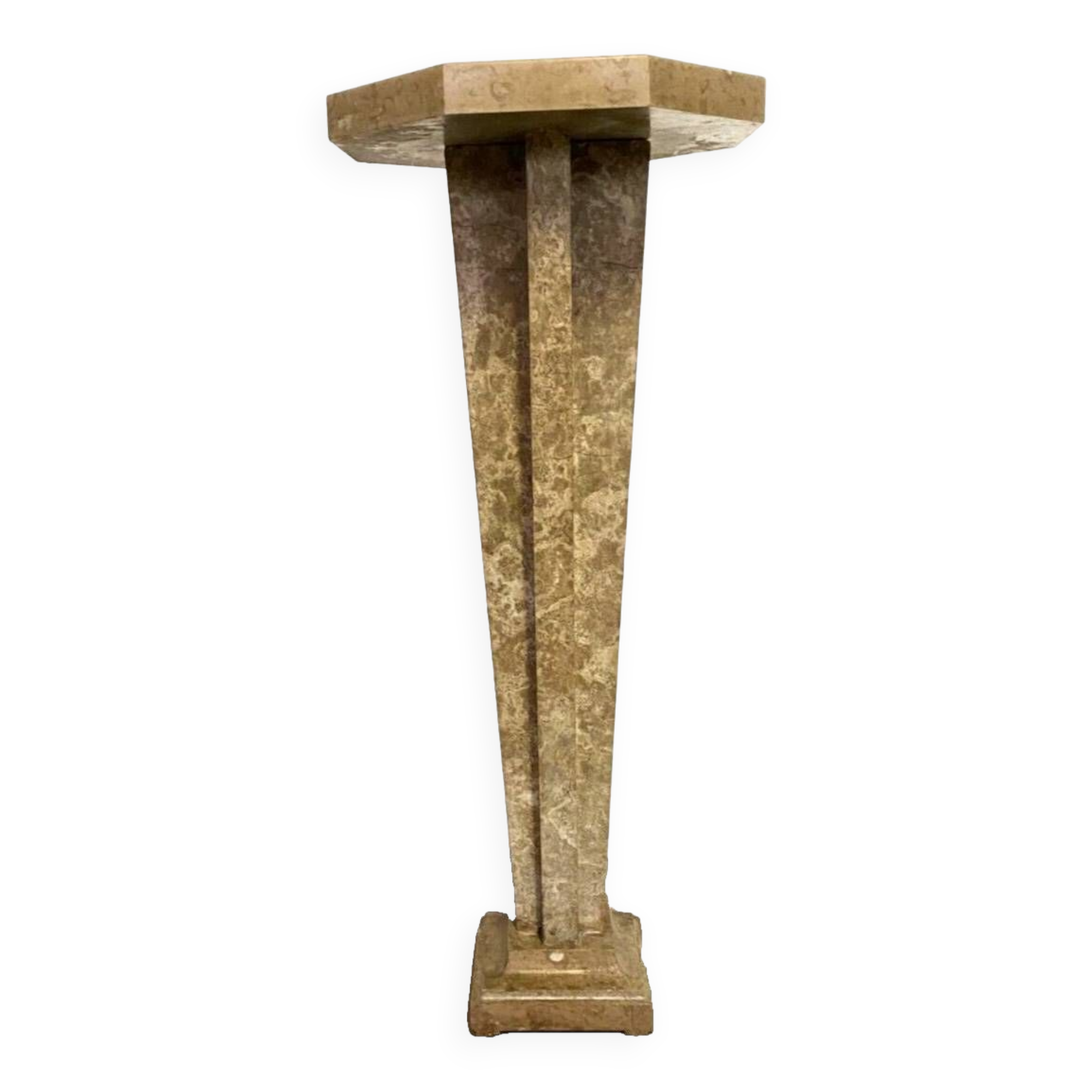 Art Deco marble side table with octagonal top, 20th century