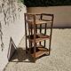 Vintage 3-Tier Bamboo and Rattan Shelf, 1960s