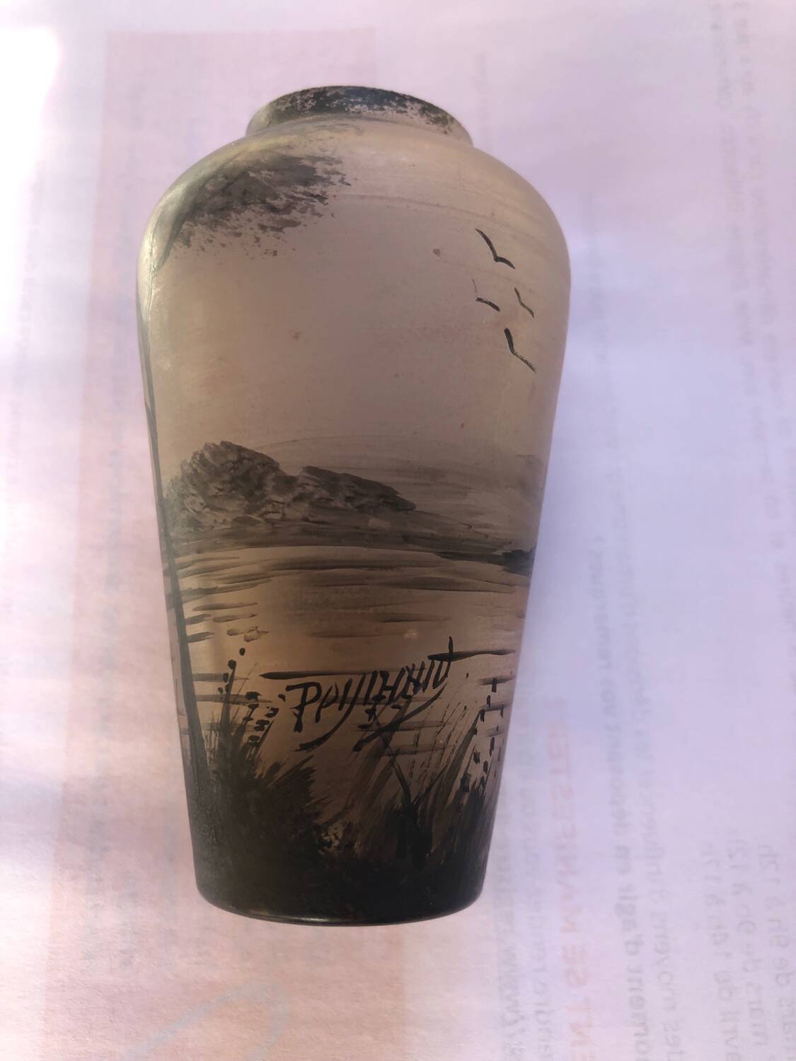 Small Peynaud art deco vase