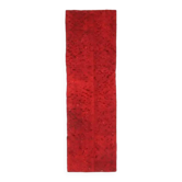 Vintage Turkish Hand-Knotted Wool Cotton Red Kilim Runner Rug 72x256