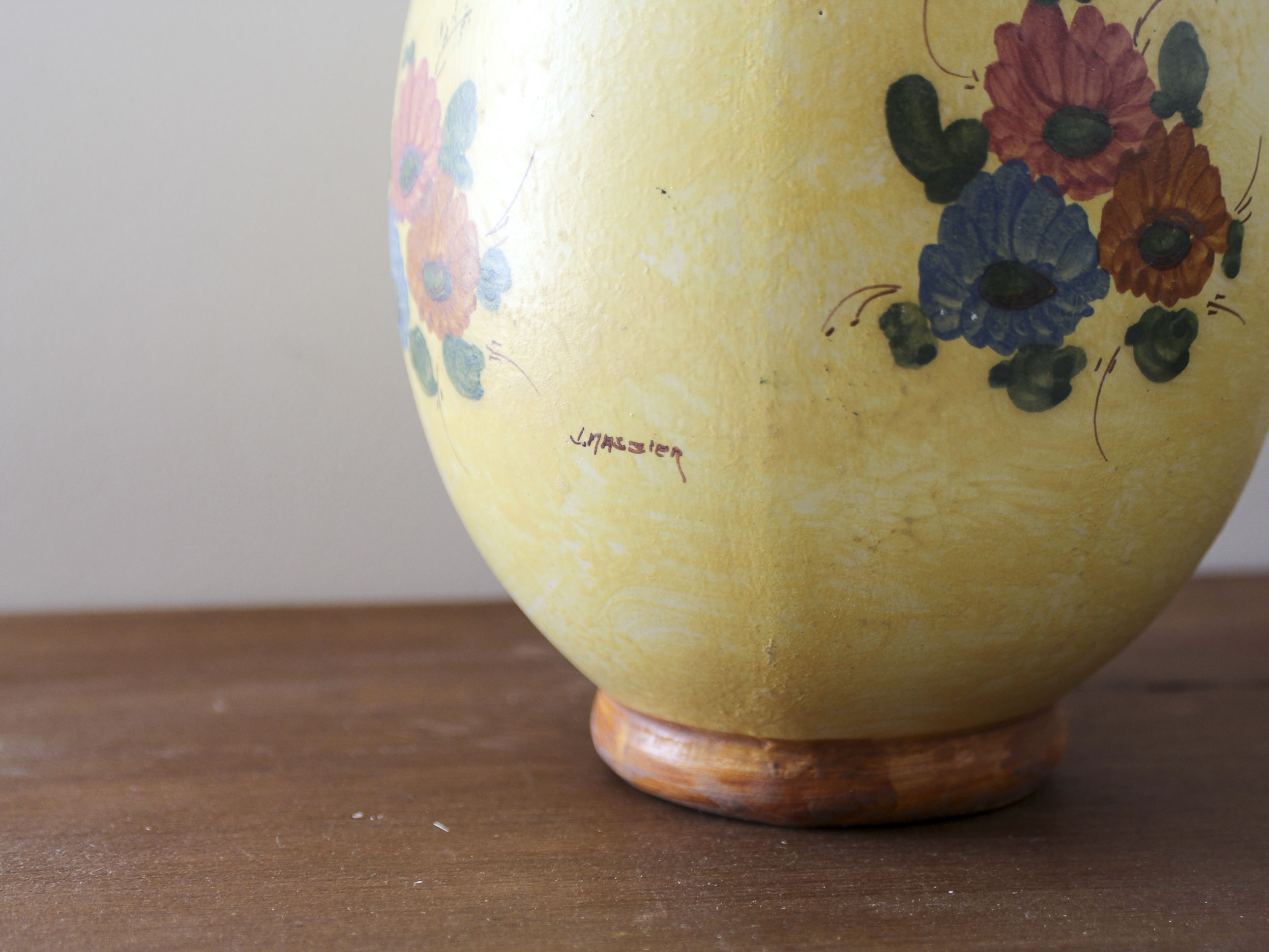 Ceramic vase Jerome Massier, Vallauris