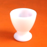 Year 1970 Glass egg cup / Hawthorn flower decoration