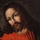 Peinture espagnole antique du XVIIe siècle, Christ et les disciples.