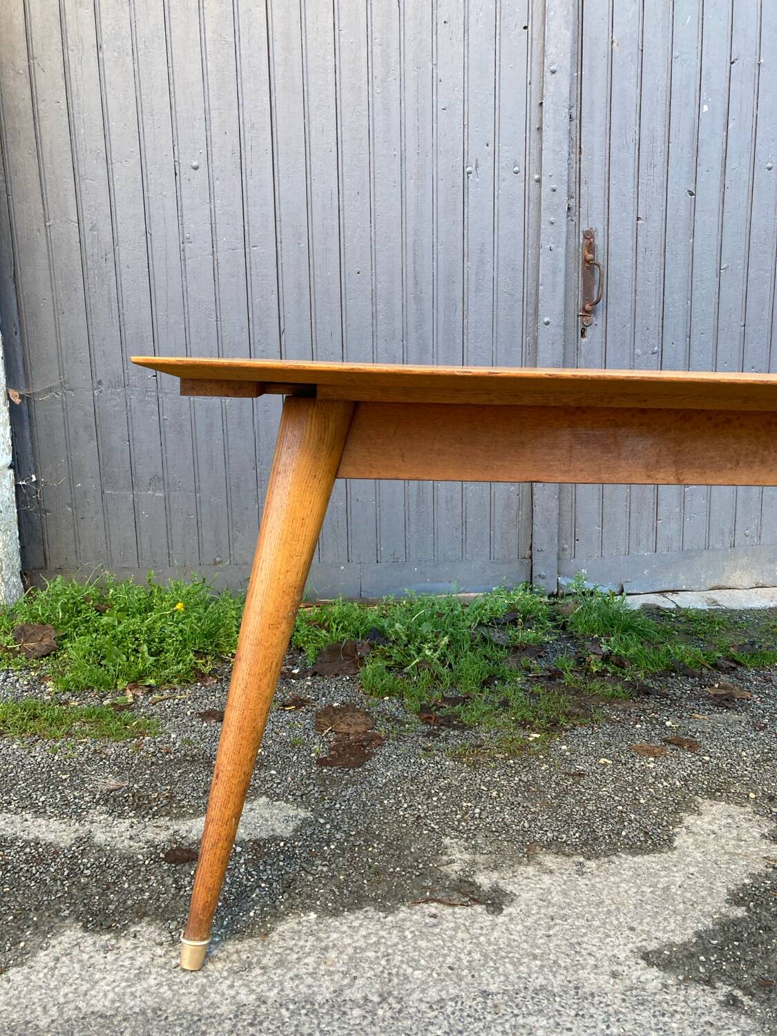 Large vintage Scandinavian style table