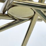Mid-Century Modern 12 lights Brass chandelier by Stilnovo. Italy 1960s